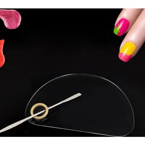 1Pcs Clear Acrylic Eyeshadow Palette Foundation Concealer Powder Pan Mixing Tool Make Up Color Palettes Cosmetic Makeup Pans