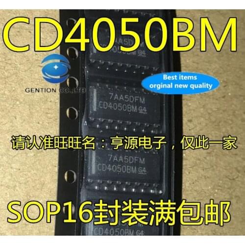 30pcs 100% orginal new real stock CD4050BM CD4050 SOP14 converter can be