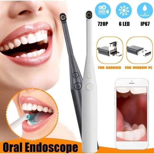 720p Dental Camera Oral Endoscope 6LED USB Micro-check Oral Inspection Real-time Inspection Camera Or Oscilloscope Dental Cam