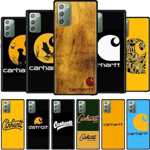 Famous brand carhartts Cell Phone Case for Samsung Galaxy Note 20 Ultra 10 Lite 5G 9 8 S21 Plus TPU Mobile Phones Cover Coque