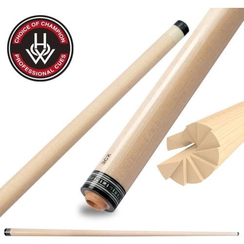 HOW Shaft 3CX Carom Shaft 12mm HOW Tip 69.5cm 10 Pieces in 1 Technology Shaft Hand inlay 3/8*8 Radial Joint Suit For Carom Cue