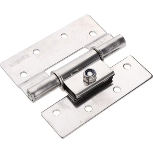 Metal Marine Door Hinge Stamping for Boat Cabinet Deck 90 x 82mm