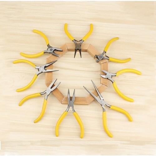 5 inch mini tool pliers mini hand pliers needle nose pliers cutting pliers Precision long nose pliers for cutting lines