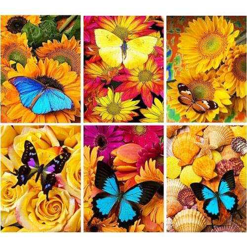 Diy Craft Diamond Painting Butterfly Pictures Of Rhinestones Diamond Embroidery Animal Mosaic Decor For Home