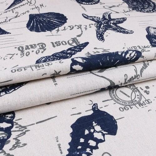 Nanchuang Zakka Cotton Linen Fabric/Handmade Hometextile Cloth For Sofa Curtain Bags Cushion Furniture Cover Tablecloth Material