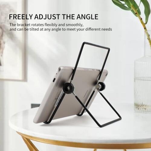 Desktop Metal Steel Multi-angle Non-slip Portable Foldable Adjustable Stand Holder For iPad 2 3 4 Air Mini Tablet Stand Holder