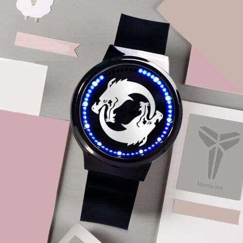 Overwatch Anime Watch ow Peripherals Led touch screen watch black technology Fantasy & Sci-Fi Unisex Creative birthday gift