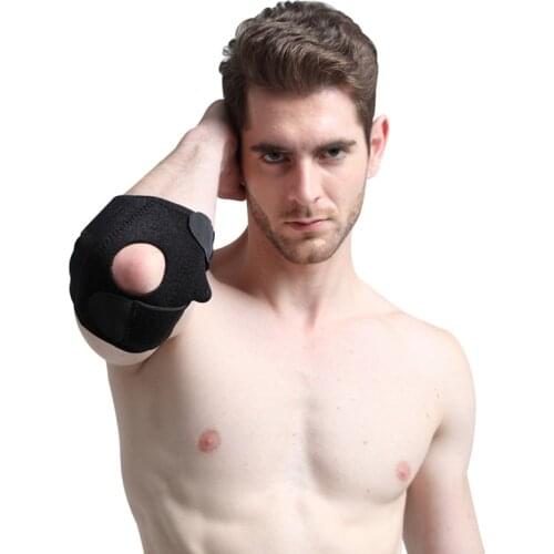 Adjustable Elbow Support Wrap Brace Pad Basketball Sports Elastic Elbow Injury Pain Relief Protector Accessories New Style