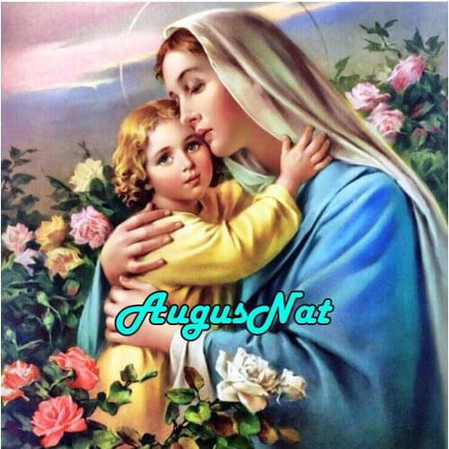 Religion diamond painting virgin mary daimond embroidery icon daimant mosaic picture diamant painting poster oil paint by number