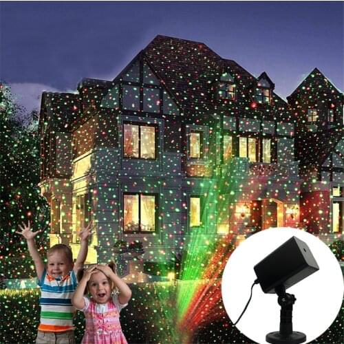 Christmas Full Sky Star Laser Projector Light Disco Stage Lamp For New Year Wedding Party Indoor Outdoor Projection Spotlight