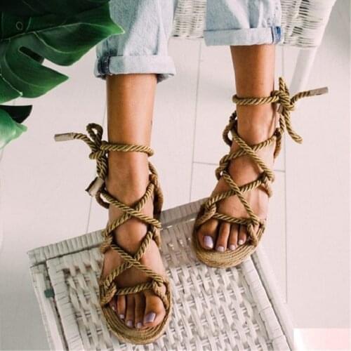 2021 New Sandals Woman Shoes Braided Rope With Traditional Casual Style And Simple Creativity Fashion Sandals Women Summer Shoes