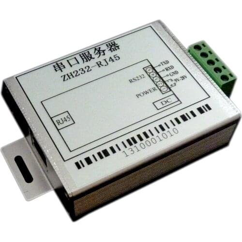 Serial Port Server Virtual Serial Port Ethernet Module ZH232-RJ45 RS232/RS485 to Network