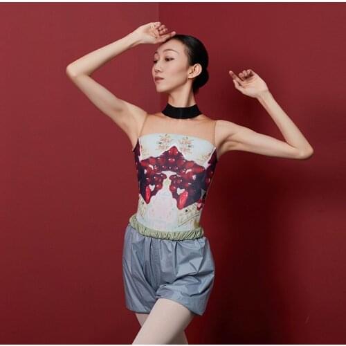 Fairy Ballet Leotard For Adult Ballerina Clothes Gymnastics Bodysuit Stage Costume Classical Dance Wear Lyrical Outfits JL2012