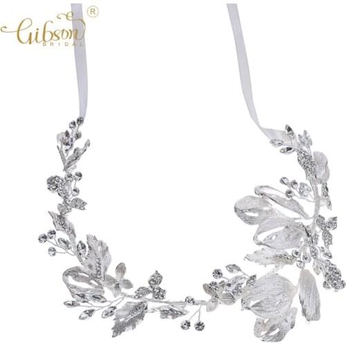 Silver Color Bridal Tiara Hair Accessories Wedding Headband Hair Crown Prom Party Halo Headpiece Women Headwear