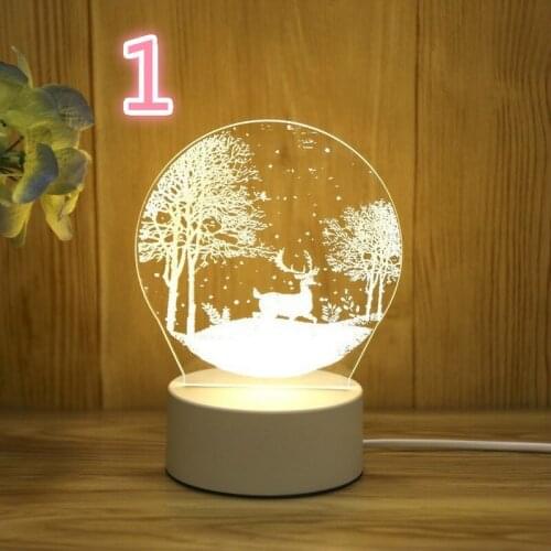 Creative 3D Visual LED Small Night Lamp Table Lamp Child Boy Gift Home Decoration with USB Small Night Lamp