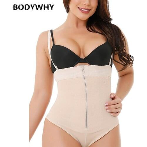 Women Seamless Bodysuit Shapewear Thong Girdle Colombia Open Bust Firm Control Faja Body Shaper Waist Trainer Tummy Control Belt
