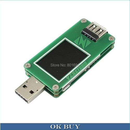 ZY1270 QC2.0 QC3.0 USB Current Voltage Coulometer Capacity Meter 3.5~24V 3A USB2.0 Tester LCD Display
