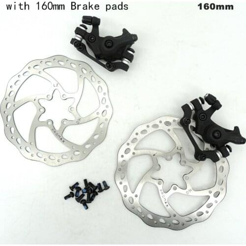 1 Pair of MTB Mechanical Bike Disc Brake Front & Rear Disc Rotor Brake Kit for Mountain Bikes Road Bicycles