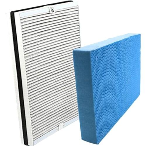 1pc 4158 Activated Carbon HEPA Filter+1 pc AC4155 Air humidifier filter for Philips AC4080 AC4081 Purifier Air Purifier Parts