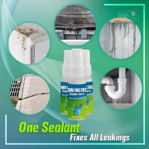 1pc Roof Leak-proof Artifact Waterproof Glue Spray Home Penetrating Seepage Wall Mighty Sealant Spray Use Leak-trapping