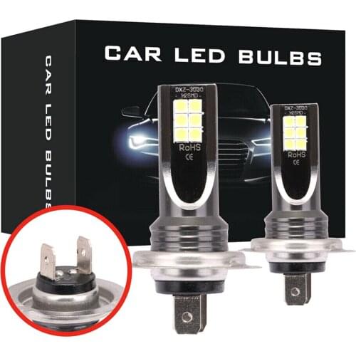 2PCS H7 80W 10000Lm Headlamps Kit Auto Lamps Led Lights for Car Mini 6000K Headlight Headlight Conversion Globes Bulbs Beam In