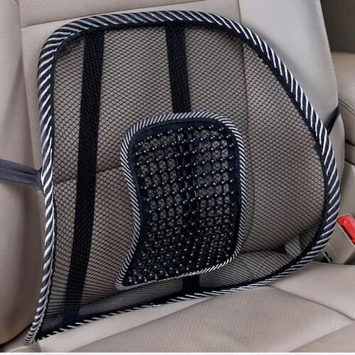 Car Back Support Massage Cushion Mesh Relief Lumbar Brace Car Office Home Cushion Seat Chair Lumbar Back Support