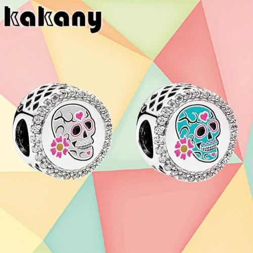 Hot Selling High-quality 100% 925 Sterling Silver Death Day Charm Beads, Suitable For Diy Original Bracelet Making Jewelry