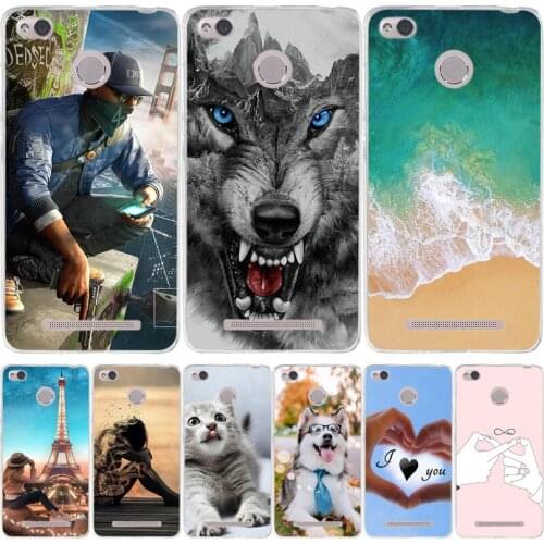 For Xiaomi Redmi 3 S Caes Colorful Silicone Back Cover For Xiaomi Redmi 3s Case 3d Cartoon TPU Cover For Xiaomi Redmi 3S Fundas