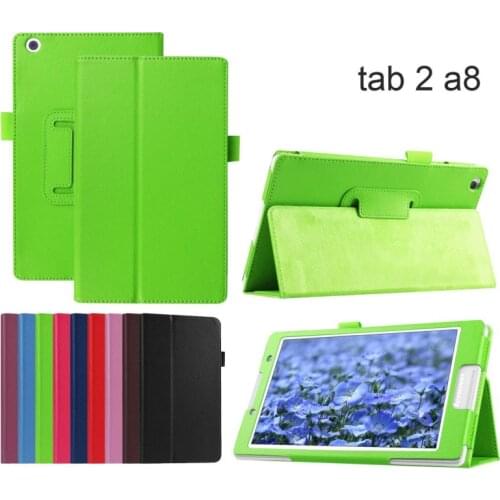 For Lenovo Tab2 A8 PU Leather Stand Protective Case Cover for Lenovo Tab 2 A8-50 A8-50F A8-50LC 8'' Tab 3 8 TB3-850M/850F Tablet
