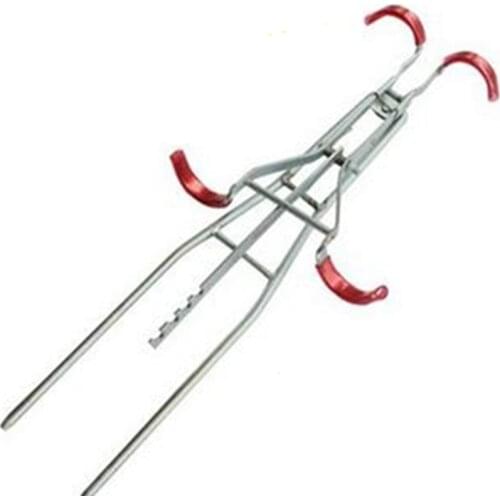 Double pole folding frame pole mount fishing rod holder sea fishing pole rack