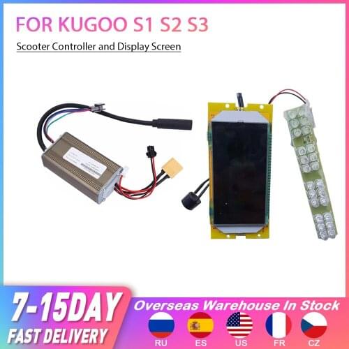 Electric Scooter Display Screen with 36V Motherboard Controller Driver Skateboard Replacement Accessories for Kugoo S1 S2 S3