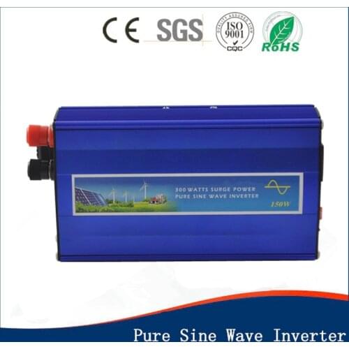 150W Pure Sine Wave Inverter 12V 24V 48V to 100V 110V 120V 240V 230V 220V High Frequency Converter LED Display Multi Protection
