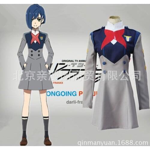 Anime DARLING in the FRANXX Cosplay Costume ICHIGO Cosplay Girl Dress ZOROME 015 Women Costume