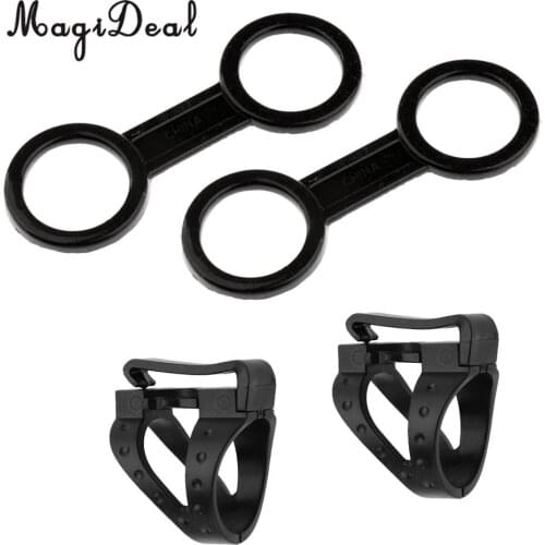 MagiDeal 4 Pieces Universal Scuba Diving Snorkeling Mask Snorkel Keeper Clip Retainer SCUBA Water Sports Freediving Kayaking
