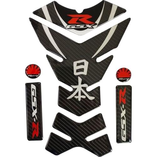 Motorcycle 3D Carbon fiber fuel tank decal protection pad For Suzuki GSX-R gsxr 600 750 1000 1300 Hayabusa gsxr750 gsxr1300