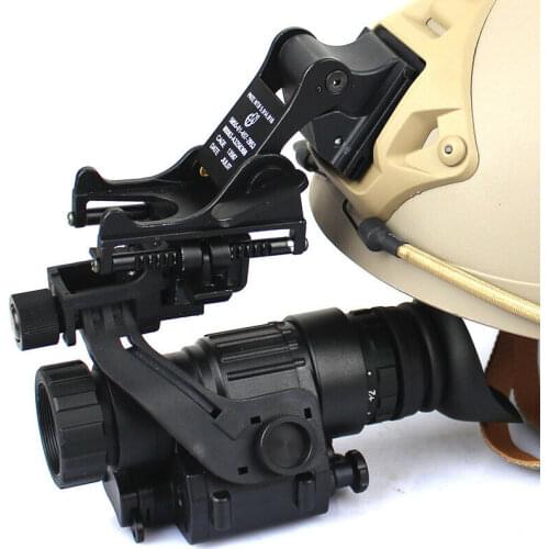 Nylon/Metal J Arm Bracket + Helmet Mount FOR NVG Single Night Vision Goggles