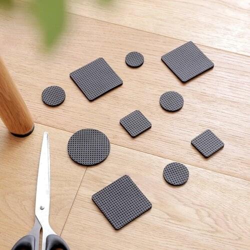 New 10/20/40Pcs Self Adhesive Furniture Leg Foot Mats White Felt Pads Non-slip Mat Bumper Cushion For Chair Table Protector Pads