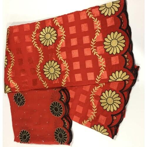 New Arrivals Cheap 5+2 Multicolor Swiss Voile Lace in Switzerland 100% Cotton Fabric African Swiss Voile Lace High Quality Sew