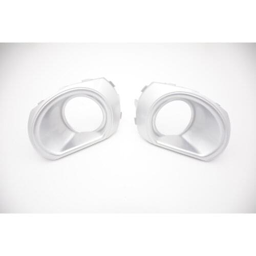 Pair Front Left Right Fog Light Lamp Cover Silver for Subaru outback 2010-2012