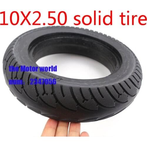 10x2.50 Solid Wheel Tyres Tyre Inflation Free for 8/10 inch Electric Scooter Accessory Electric Scooter solid Tires