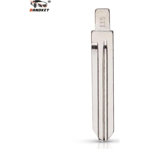 Dandkey Key Blank Blade 115# For Original 2012 Year KIA K2 Brass Material Flip Key Blade No.115