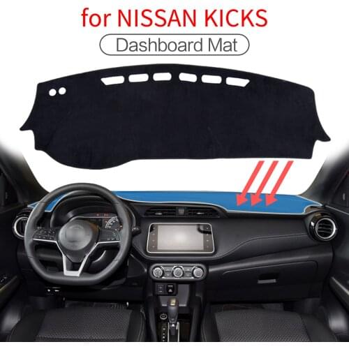 For Nissan Kicks 2016 - 2021 2017 2018 2019 2020 P15 Anti-Slip Mat Dashboard Cover Pad Sunshade Car Dashmat Protective Carpet