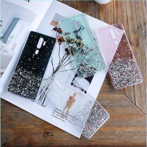 Realme C21 C20 C11 C12 C15 5 6i 7i Pro Bling Case For OPPO A12E A1K A31 A5 A9 A83 A91 A52 A72 A92 A15 A53 A73 A93 Silicone Cover