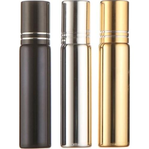 10ML Mini UV Plating Perfume Spray Bottles Refillable Portable Sample Empty Atomizer Containers LX4114