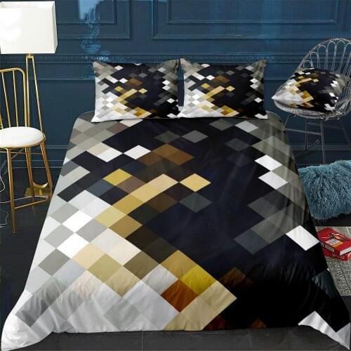 Abstract Geometric Art 200 Bedding Set For Bedroom Soft Bedspreads For Double Bed Home Duvet Cover Quality Quilt Cover