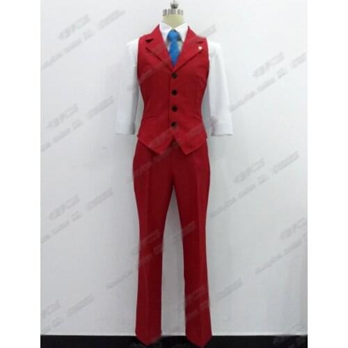 Apollo Justice Cosplay Clothing Phoenix Wright Anime Ace Attorney Cosplay Costume customized any size