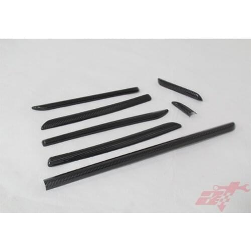 Carbon Fiber Interior Trims 7 Pcs Set Door Inner Trims for Audi A3 8V RS3 2013-2019 Forged Carbon