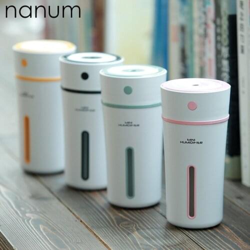 New 300ml Color Cup Humidifier Ultrasonic Mini USB Fogger LED Purifier Aromatherapy Essential Oil Diffuser Car air freshener
