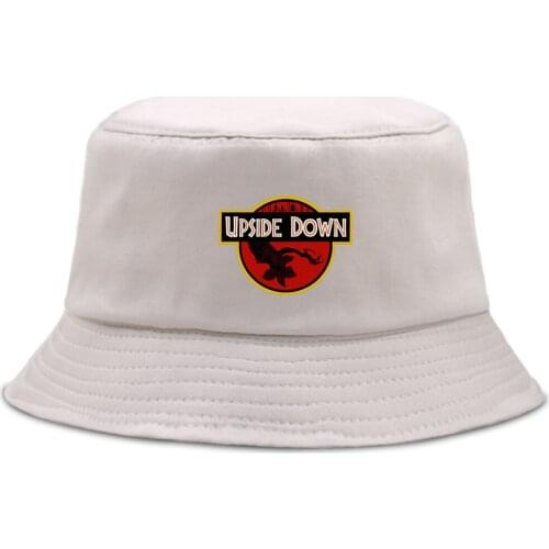 Upside Down Stranger Things Bucket Cap Foldable Hip Hop Fisherman Hat Unisex Summer Panama Hats Sun Shade Casual Beach Sun Caps