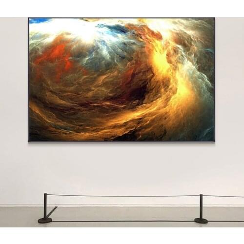 Large Size Poster Art Print Cloud Abstract Color Wall Art Canvas Posters and Prints Art Pictures on The Wall Home Decoration